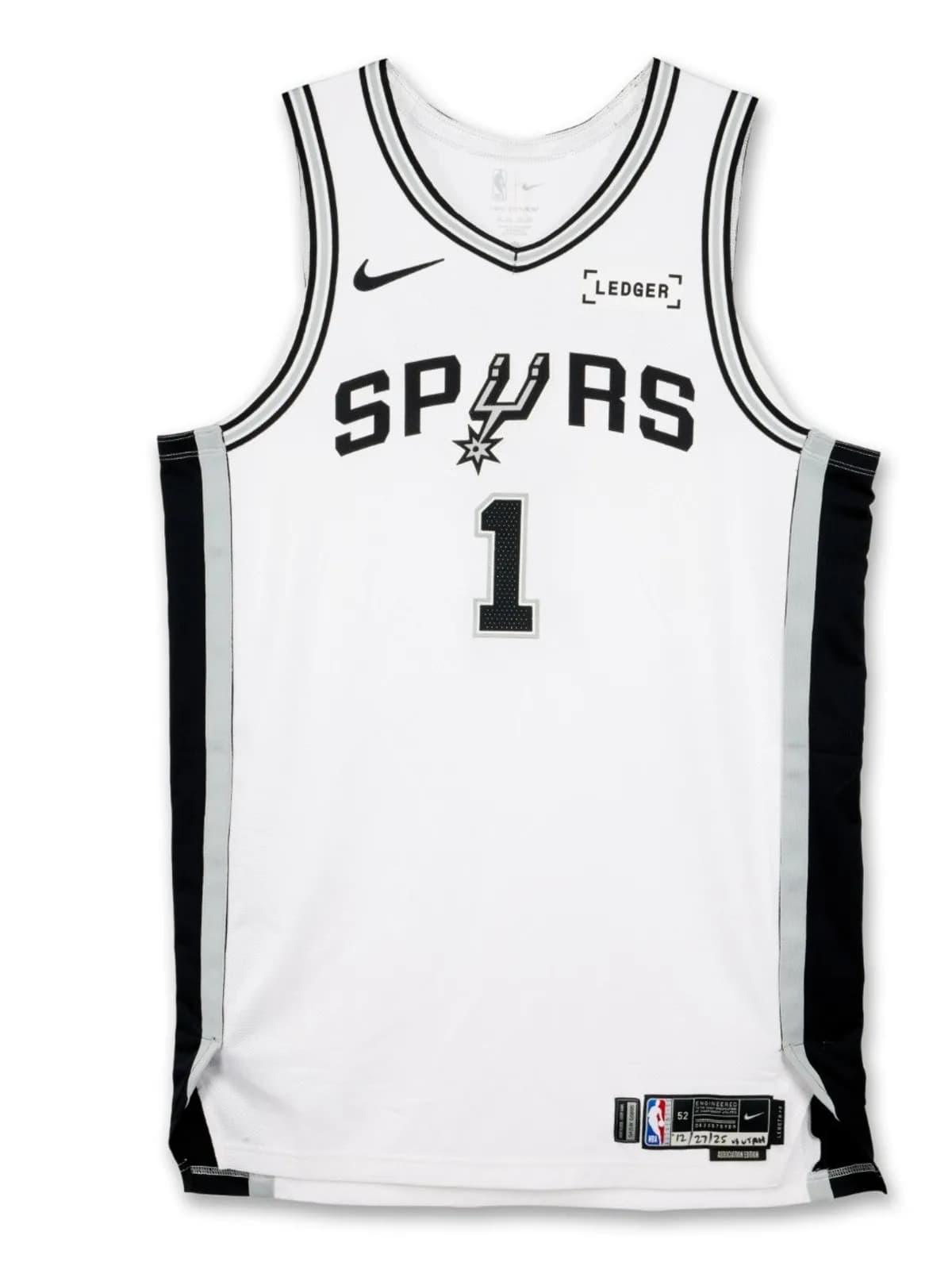 Camiseta Spurs · Victor Wembanyama 1, Association 2026-27