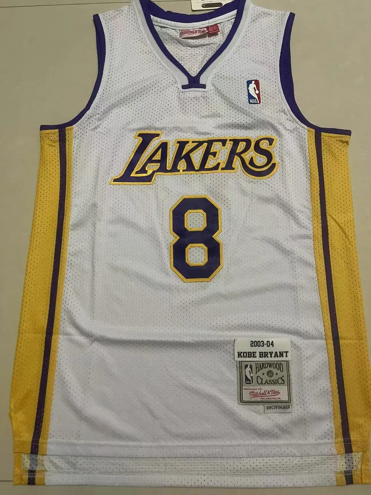Camiseta Lakers · Kobe 8, Hardwood Classics 2003-04