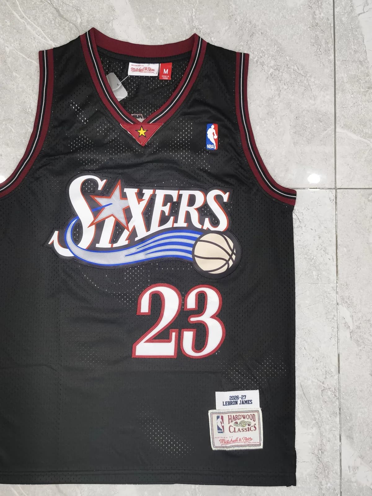 Camiseta Sixers · Lebron James 23, Classic 2026-27