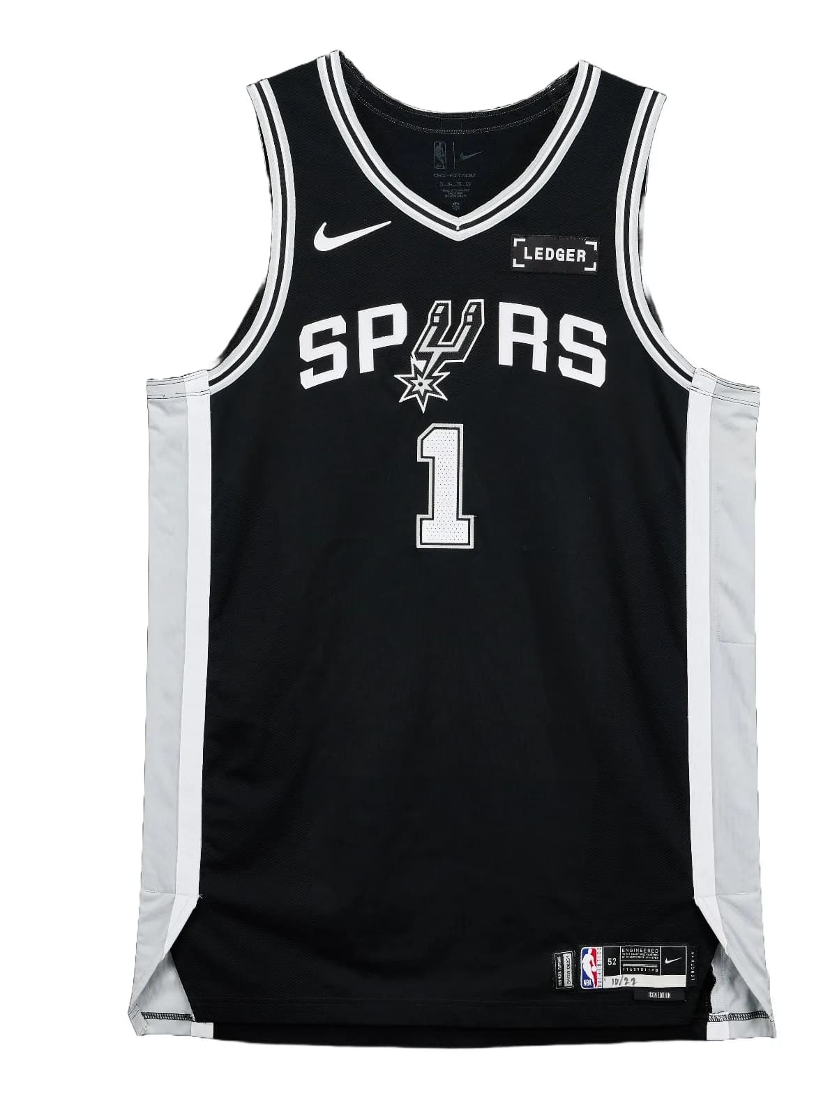 Camiseta Spurs · Victor Wembanyama 1, Icon 2026-27